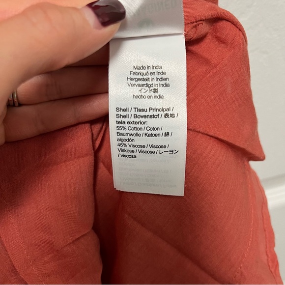 NWT J. Crew Womens Re-Imagined Tie-Shoulder Cotton Voile Tiered Dress Red Size S - Picture 13 of 16